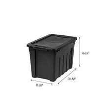 Load image into Gallery viewer, IRIS USA, Inc. UT-20 20 Gallon Utility Tote, Black