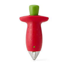 Load image into Gallery viewer, Chef'n Original Stem Gem Strawberry Huller, Red/Green -