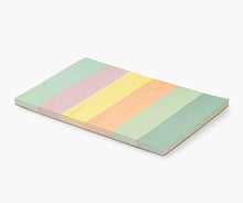 Load image into Gallery viewer, Rifle Paper Co. Weekly Color Block Large Memo Notepad, 65 Tear-Off Pages, Featuring Bands of Pastel Hues Separating the Days, Printed in Full Color and Foil Stamped
