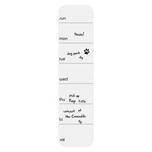 Load image into Gallery viewer, Three By Three Seattle Silicone Dry-Erase Weekly Planner, White (34801)