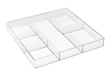 Load image into Gallery viewer, Whitmor 6-Section Clear Drawer Organizer