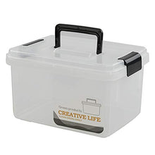 Load image into Gallery viewer, Nicesh 4.5 L Plastic Storage Box, Clear Latch Box, 4-Pack
