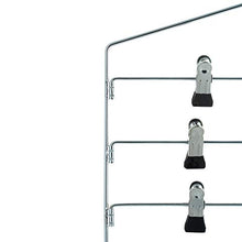 Load image into Gallery viewer, Organize It All Chrome 4 Tier Swing Arm Slack Closet Hanger