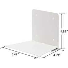 Load image into Gallery viewer, STORAGE MANIAC White Invisible Floating Bookshelves, Heavy-duty Book Organizers, 4-Pack Large
