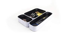 Load image into Gallery viewer, Three By Three Seattle Drawer Organizers Stacking Bins, Black (52275)