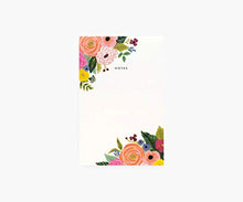 Load image into Gallery viewer, Rifle Paper Co. Juliet Rose Blank Notepad, 75 Tear-Off Pages, Manage Important Tasks, Jot Down a To-Do List, or Leave a Sweet Message with our Illustrated, Tear-Off Notepads