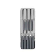 Load image into Gallery viewer, Joseph Joseph Drawer Store Organizer Tray, Knife Block, Gray