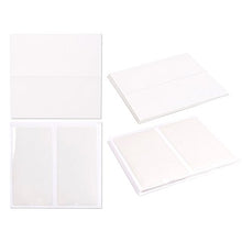 Load image into Gallery viewer, Self Adhesive Pockets with Labels Blank Cards (3 x 5.9 in, 24 Pieces)