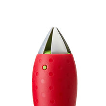 Load image into Gallery viewer, Chef'n Original Stem Gem Strawberry Huller, Red/Green -
