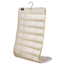 Load image into Gallery viewer, BB Brotrade HJO80 Hanging Jewelry Organizer,80 Pocket Organizer for Holding Jewelries(Beige)