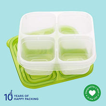 Load image into Gallery viewer, EasyLunchboxes - Bento Snack Boxes - Reusable 4-Compartment Food Containers for School, Work and Travel, Set of 4, Classic