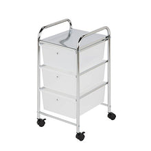 Load image into Gallery viewer, Honey-Can-Do 3-Drawer Plastic Storage Cart on Wheels
