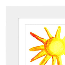 Load image into Gallery viewer, Americanflat 10x12.5 Kids Artwork Picture Frame in White- Displays 8.5x11 With Mat and 10x12.5 Without Mat - Composite Wood with Shatter Resistant Glass - Horizontal and Vertical Formats