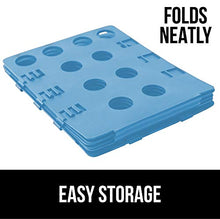 Load image into Gallery viewer, Gorilla Grip Premium Laundry Folding Board, Heavy Duty Clothes Shirt Folder, Collapsible Liner for Easy Storage and Travel, Flip Fold Board for T Shirts, Clothing, Great for Home Apartment, Aqua