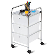Load image into Gallery viewer, Honey-Can-Do 3-Drawer Plastic Storage Cart on Wheels