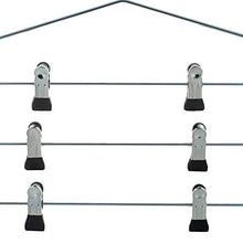 Load image into Gallery viewer, Organize It All Chrome 4 Tier Swing Arm Slack Closet Hanger