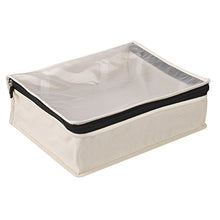 Load image into Gallery viewer, Household Essentials 3321-1 Cedarline Natural Cotton Canvas Zippered Sweater Bag | Storage Bag for Closets and Under the Bed | 2-Pack