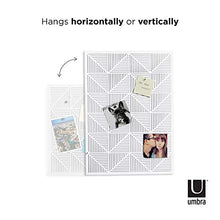 Load image into Gallery viewer, Umbra Trigon, Wall Mounted Bulletin Board, Magnetic Board, and Message Board, White