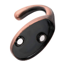 Load image into Gallery viewer, GoYonder Coat Hooks Wall Mounted Robe Hook Towel Hat Coat Key Hooks Bronze Single Wall Mounted Hook Hangers Screws (Red Copper)