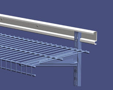 Load image into Gallery viewer, ClosetMaid 2826 ShelfTrack 40-Inch Hang Track, White