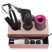 Load image into Gallery viewer, Hair tool holder & organizer - bathroom storage & countertop organizer - curling iron, straightener, blow dryer stand - hair styling station for accessories, hot tools, hairdryer & hair products