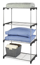 Load image into Gallery viewer, Whitmor 4 Tier Shelf Tower - Closet Storage Organizer
