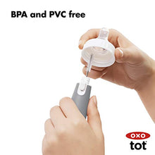 Load image into Gallery viewer, OXO Tot Bottle Brush with Nipple Cleaner and Stand, Gray