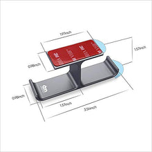 Load image into Gallery viewer, Headset Mount, 6amLifestyle Headphone Holder Aluminum Under Desk Dual Headphones Stand Hanger Stick-On Hooks Universal for All Headsets, Gray (Patented)