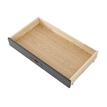 Load image into Gallery viewer, MUSEHOMEINC Upholstered Solid Wood Under Bed Storage Drawer with 4-Wheels for Bedroom/Leather Handle,Wooden Underbed Storage Organizer,Suggested for Twin and Full Size Platform Bed