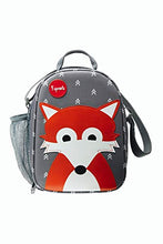 Load image into Gallery viewer, 3 Sprouts Insulated Lunch Bag for Kids - Reusable Tote with Shoulder Strap, Handle and Pockets, Fox