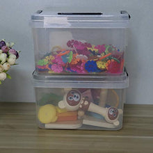 Load image into Gallery viewer, Nicesh 4.5 L Plastic Storage Box, Clear Latch Box, 4-Pack