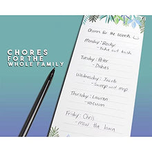 Load image into Gallery viewer, 6 Pack Magnetic Notepads for Fridge, Grocery To Do List (Floral, 3.5x9)