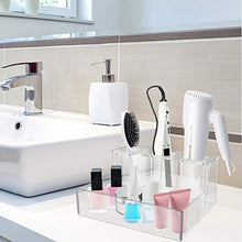 Load image into Gallery viewer, AGECASH A Acrylic Hair Tool Organizer, Hair Dryer Holder Styling Tool Accessories Organizer, Blow Dryer, Curling Iron, Flat Iron, Hair Straightener Bathroom Supplies Vanity Countertop Storage