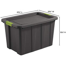 Load image into Gallery viewer, Sterilite 15273V04 30 gallon/114 L Latching Tuff1 Tote (4 Pack)