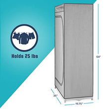 Load image into Gallery viewer, Whitmor Clothes Rack with Cover Portable Wardrobe Clothes Closet with Hanging Rack – 36” W x 64” H x 19.75” D – Perfect for Home, Storage Room, Dorm, etc. – Not for Outside Use - No-Tool Assembly