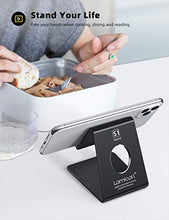 Load image into Gallery viewer, Lamicall Cell Phone Stand, Phone Dock: Cradle, Holder, Stand for Office Desk - Black