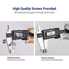 Load image into Gallery viewer, FLEXIMOUNTS 4x8 Overhead Garage Storage Rack without Decking Adjustable Ceiling Garage Rack Heavy Duty, 600lbs Weight Capacity 96" Length x 48" Width x (22''-40" Ceiling Dropdown), Black