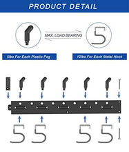 Load image into Gallery viewer, POETISKE Garage Tool Organizer Wall Mount 16” Extendable Ideal Shelving Hooks for Garden Kitchen Yard Storage 4 Pack