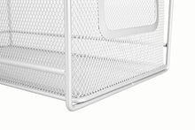 Load image into Gallery viewer, Artestia Bathroom Cabinet Organizer,Under Sink Organizers and Storage,2-Tier Mesh Steel Double Sliding Cabinet Basket Organizer/Drawer, Vanity Storage Organizer Bathroom (Silver)