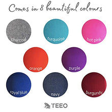 Load image into Gallery viewer, Teeo Felt Drawer Organizer Container Caddy Jewelry Tray Makeup Storage Organizers Home Office Desk Cosmetic Bins Dividers Box Compartment Nursery Bedroom Closet Organization, Pack of 9, Royal Blue