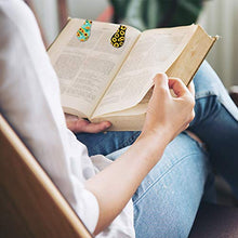 Load image into Gallery viewer, 48 Pieces Floral Bookmarks, Cute Weak Magnetic Page Clips, Markers for Paper Books, 24 Style x 2 Pieces