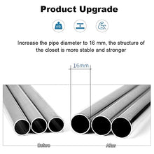 Load image into Gallery viewer, FUNFLOWERS Portable Wardrobe Storage Closet, Clothes Organizer with Oxford Cloth Fabric, Storage Shelves + Hanging Sections + Side Pockets, Durable & Easy to Assemble, 50" L x 18" D x 63" H, Grey