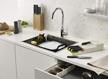 Load image into Gallery viewer, Joseph Joseph Drawer Store Organizer Tray, Knife Block, Gray