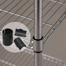 Load image into Gallery viewer, 74-Packs Wire Shelf Clips,Wire Shelving Shelf Lock Clips for 1" Post- Shelving Sleeves Replacements for Wire Shelving System,Fits with Thunder Group, Alera, Honey Can Do, Eagle, Regency, Metro & More