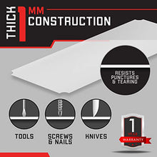 Load image into Gallery viewer, Thirteen Chefs Industrial Shelf Liners 24 x 14 Inch, 5 Pack Set for Wired Shelving Racks, Clear Polypropylene