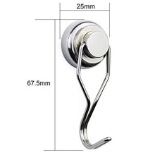 Load image into Gallery viewer, BAVITE Swivel Swing Magnetic Hook New Upgraded, 60LB (10 Pack)Refrigerator Magnetic Hooks ,Strong Neodymium Magnet Hook, Perfect for Refrigerator and Other Magnetic Surfaces,67.5mm(2.66in) in Length