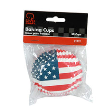 Load image into Gallery viewer, Chef Craft 50 Count Cupcake Liners, One Size, Red/White/Blue