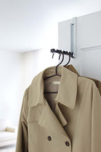 Load image into Gallery viewer, Yamazaki Home 7162 Over The Door Hooks - Folding Hanging Coat Rack, Black