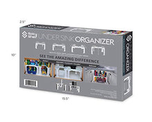 Load image into Gallery viewer, Expandable Under Sink Organizer and Storage I Bathroom Under the Sink Organizer Kitchen Under Sink Shelf I Cleaning Supplies Organizer Under Sink Storage I EXPANDABLE HEIGHT DEPTH & WIDTH