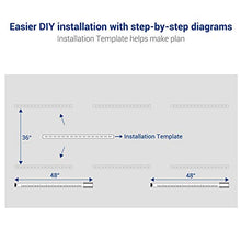 Load image into Gallery viewer, FLEXIMOUNTS 3x8 Overhead Garage Storage Rack Adjustable Ceiling Storage Rack Heavy Duty 96" Length x 36" Width x 40" Height (Black)